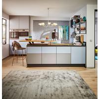 Einbauküche PN105 in Pastelblau - Pastellblau, MODERN, Holzwerkstoff - Pino