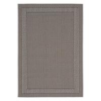 Flachwebteppich Naomi 1 in Anthrazit ca. 100x150cm - Anthrazit, KONVENTIONELL, Textil (100/150cm) - Based