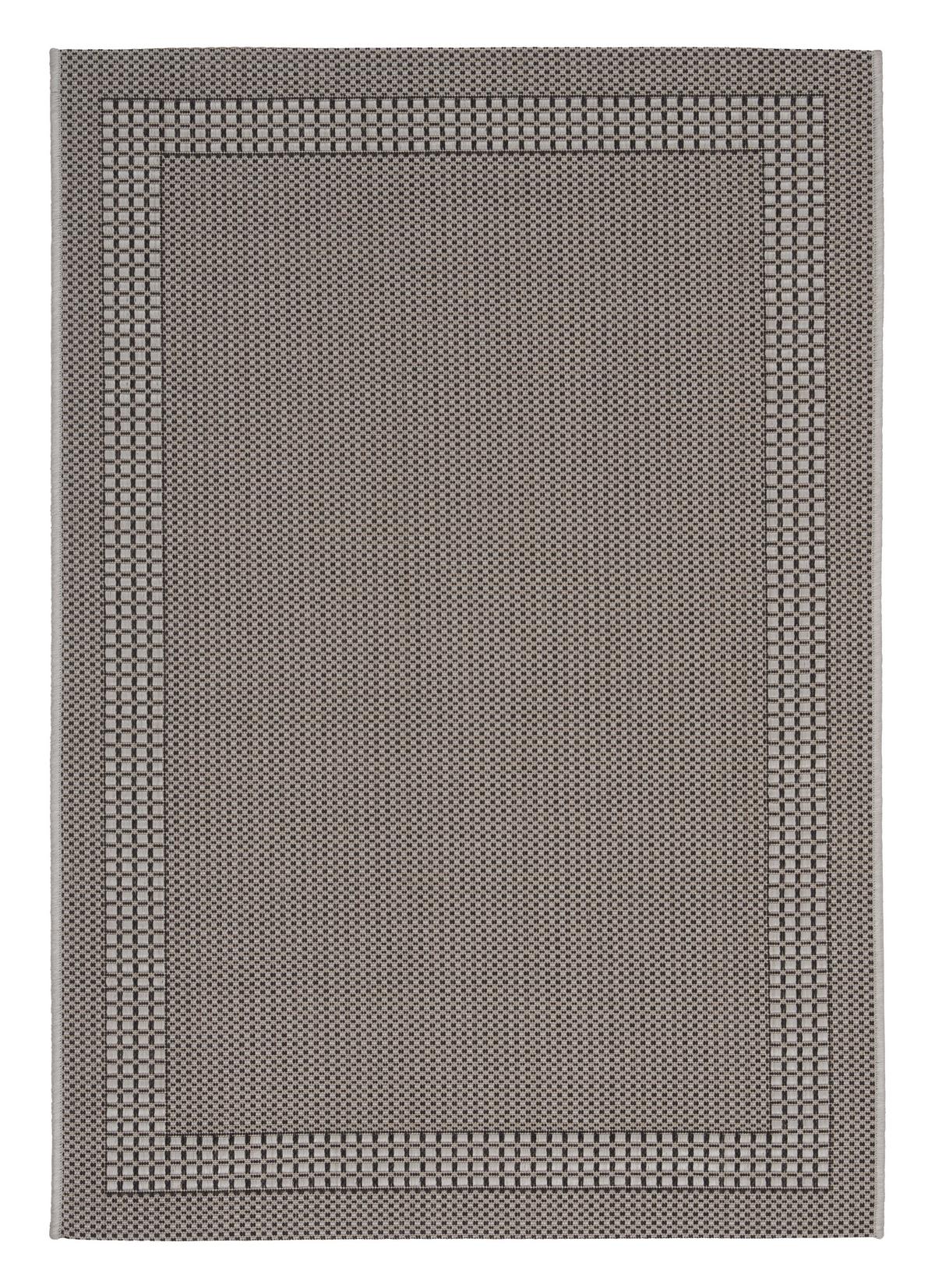 Covor țesătură plată Naomi - antracit, Konventionell, textil (100/150cm) - Based