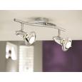 Spotlámpa Lord - krómszínű/fehér, Lifestyle, fém (40cm) - MÖMAX modern living