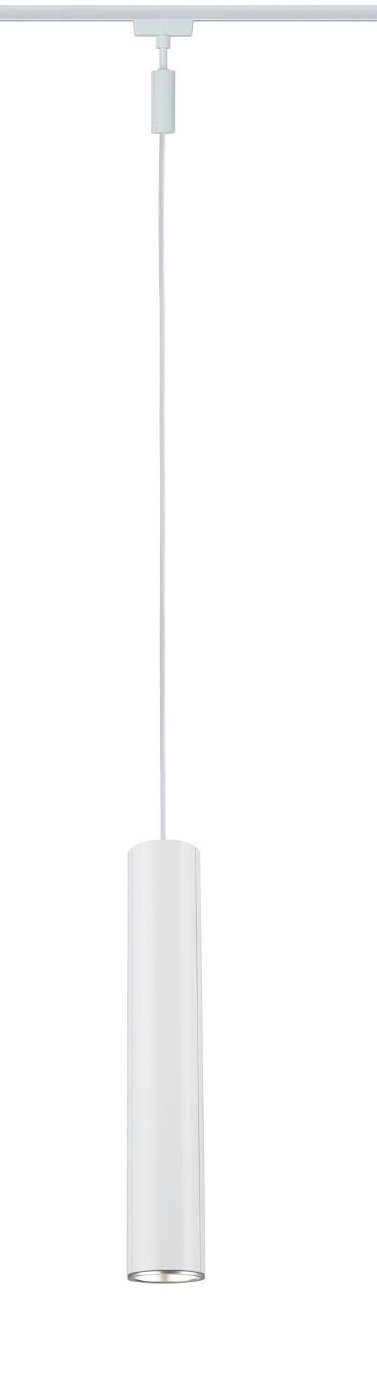 Schienensystem-Hängeleuchte Pendulum Catalejo Weiß/Chrom - Chromfarben/Weiß, Basics, Metall (6,5/38,3cm) - Paulmann