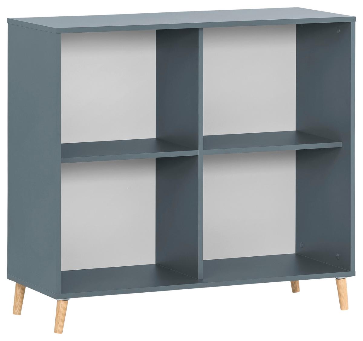 Aktenregal Serie 500 Blau ca. 100,1x92,6x41cm - Blau, MODERN, Holz/Holzwerkstoff (100,1/92,6/41cm) - MID.YOU