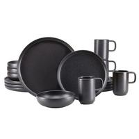 Étkészlet 25187 Uno Black, Kombiservice - fekete, Trend, kerámia - Creatable