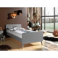 Kinderbett Billy 90x200 cm Grau mit Lattenrost - Grau, KONVENTIONELL, Holzwerkstoff (90/200cm) - MID.YOU