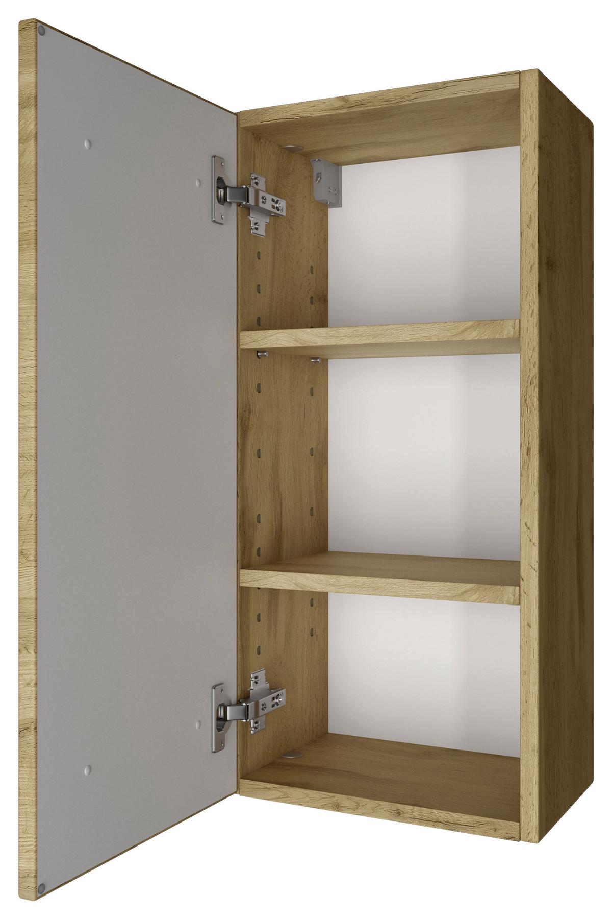 Badmöbel-Set Manchester B: 120 cm Eiche Wotan Dekor - Eichefarben, MODERN, Holzwerkstoff (120cm) - Held