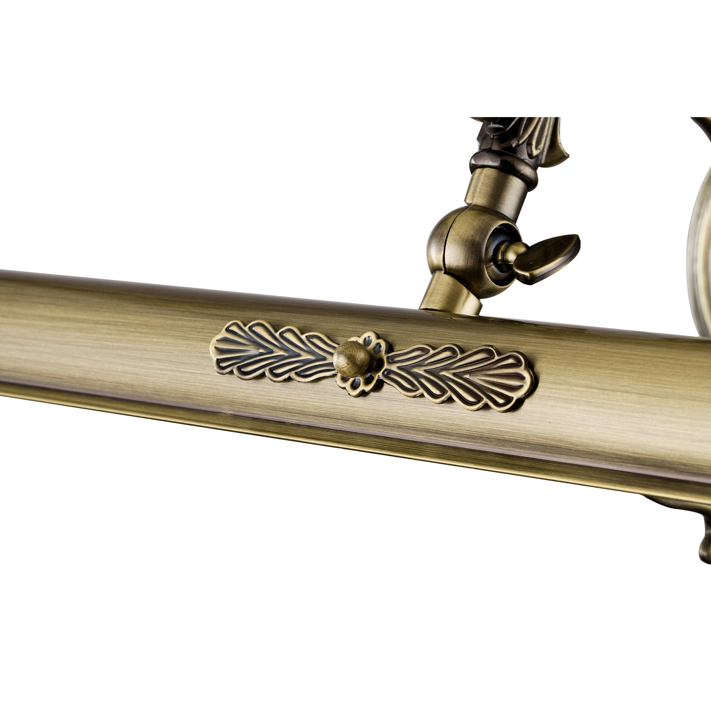 SPIEGELLEUCHTE PICASSO - Bronzefarben, Trend, Metall (44,5/17,1/20,9cm) - MAYTONI