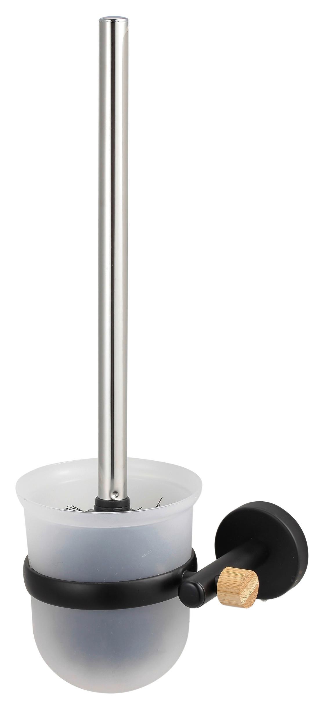Wc-bürstenhalter 142633 Iana - Schwarz, Konventionell, Naturmaterialien (10,2/36/15cm) - Spirella
