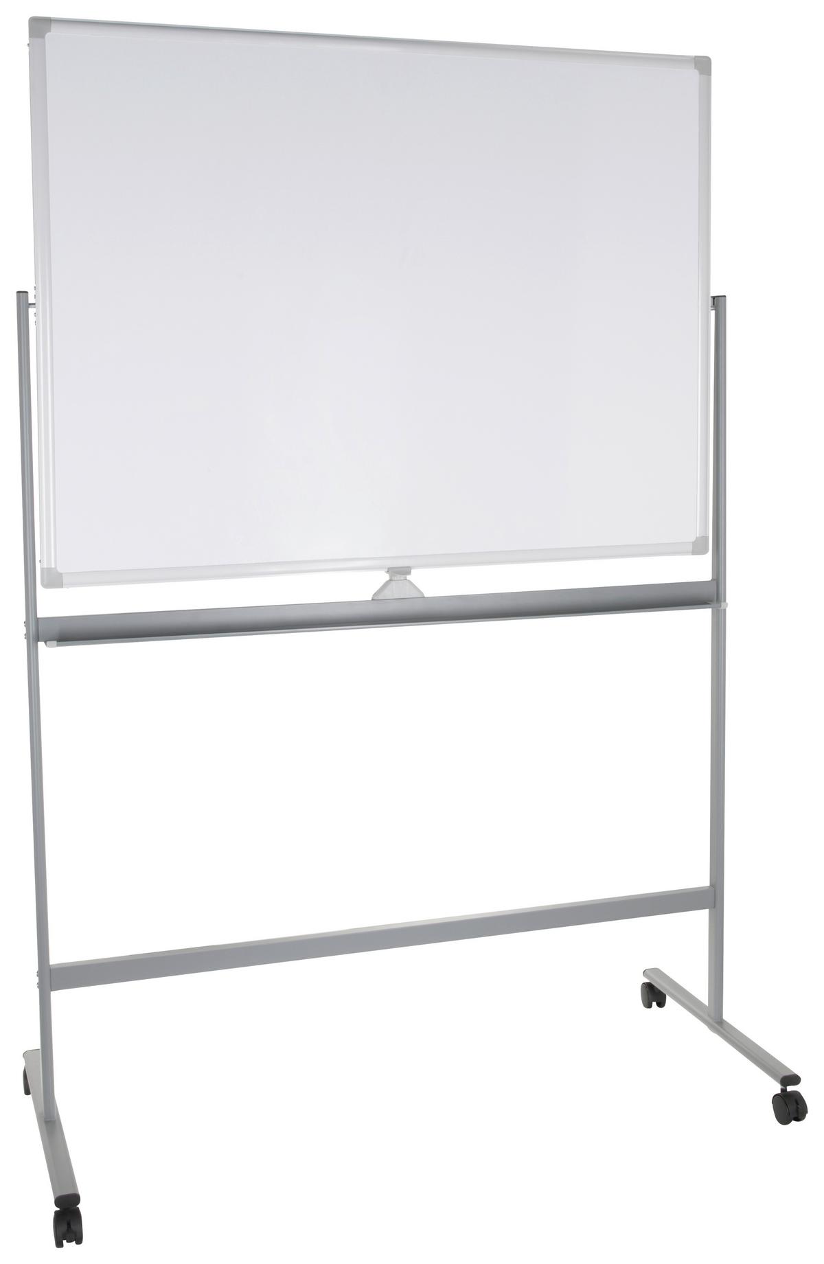 Bela Tabla Multiboard I - srebrne barve/bela, Basics, kovina (128/187/54cm) - MID.YOU