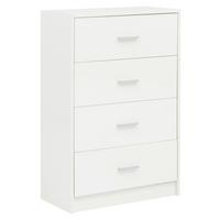 Visoka Komoda Highboard - bela/barve aluminija, Konvencionalno, kovina/leseni material (60/90/30cm) - MID.YOU