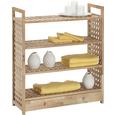 Schuhregal In Walnuss Massiv - Holz (70/81/27cm) - MÖMAX modern living