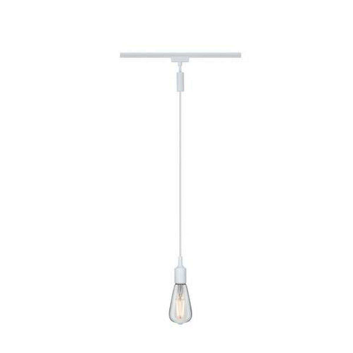 Schienensystem-Hängeleuchte Universal Pendant max. 50 Watt - Chromfarben, Basics, Kunststoff/Metall (2,3/12,4cm) - Paulmann