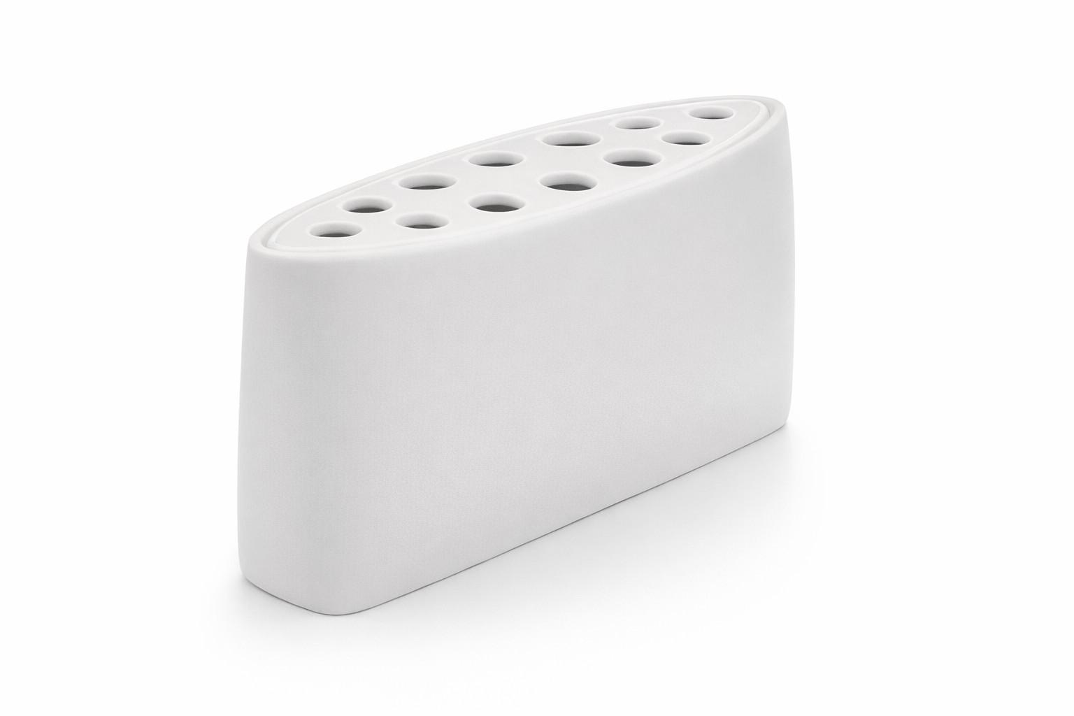 Váza Eia - fehér, Trend, kerámia (12/37/16cm) - Markslöjd