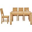 Esstisch in Akazie aus Echtholz - Akaziefarben, KONVENTIONELL, Holz (140/76/85cm) - ZANDIARA