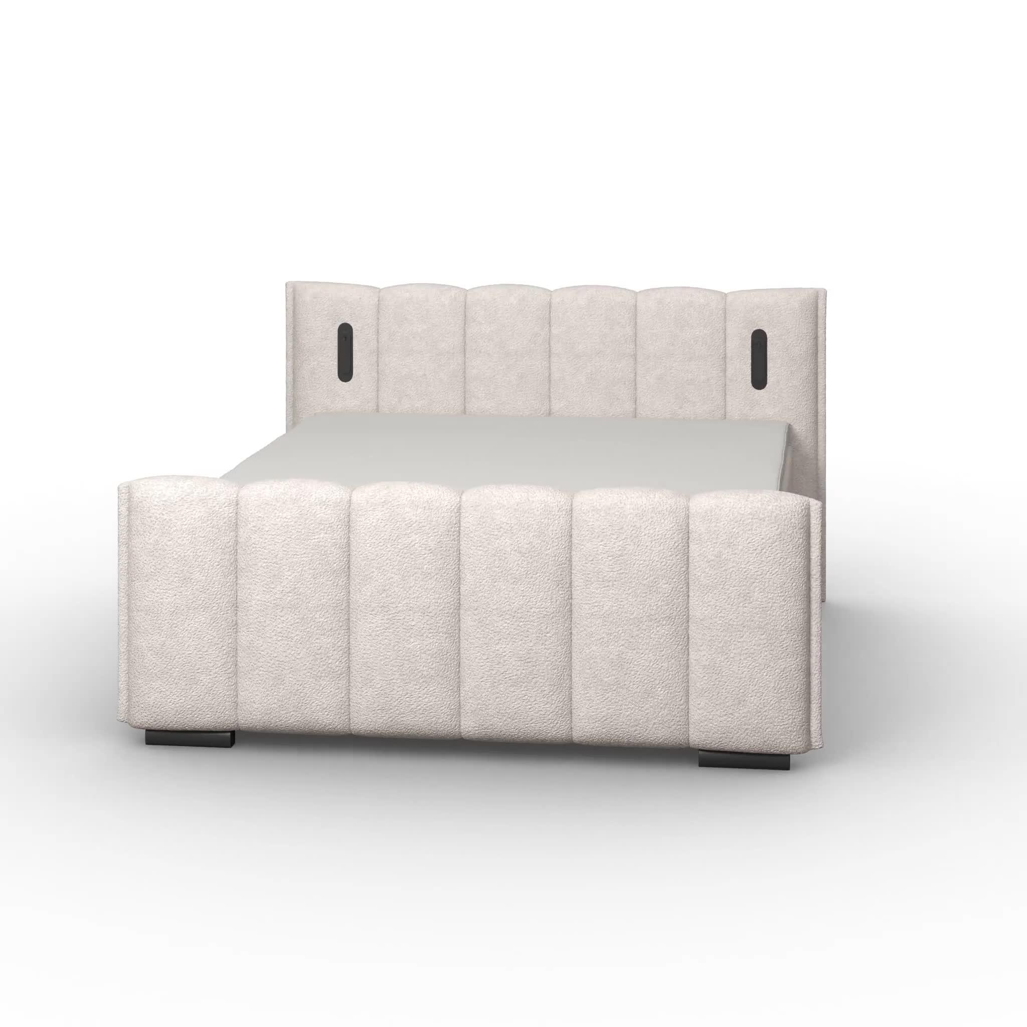 PAT BOXSPRING ELYSIA 180/200 cm bej comandă online ➤ moemax