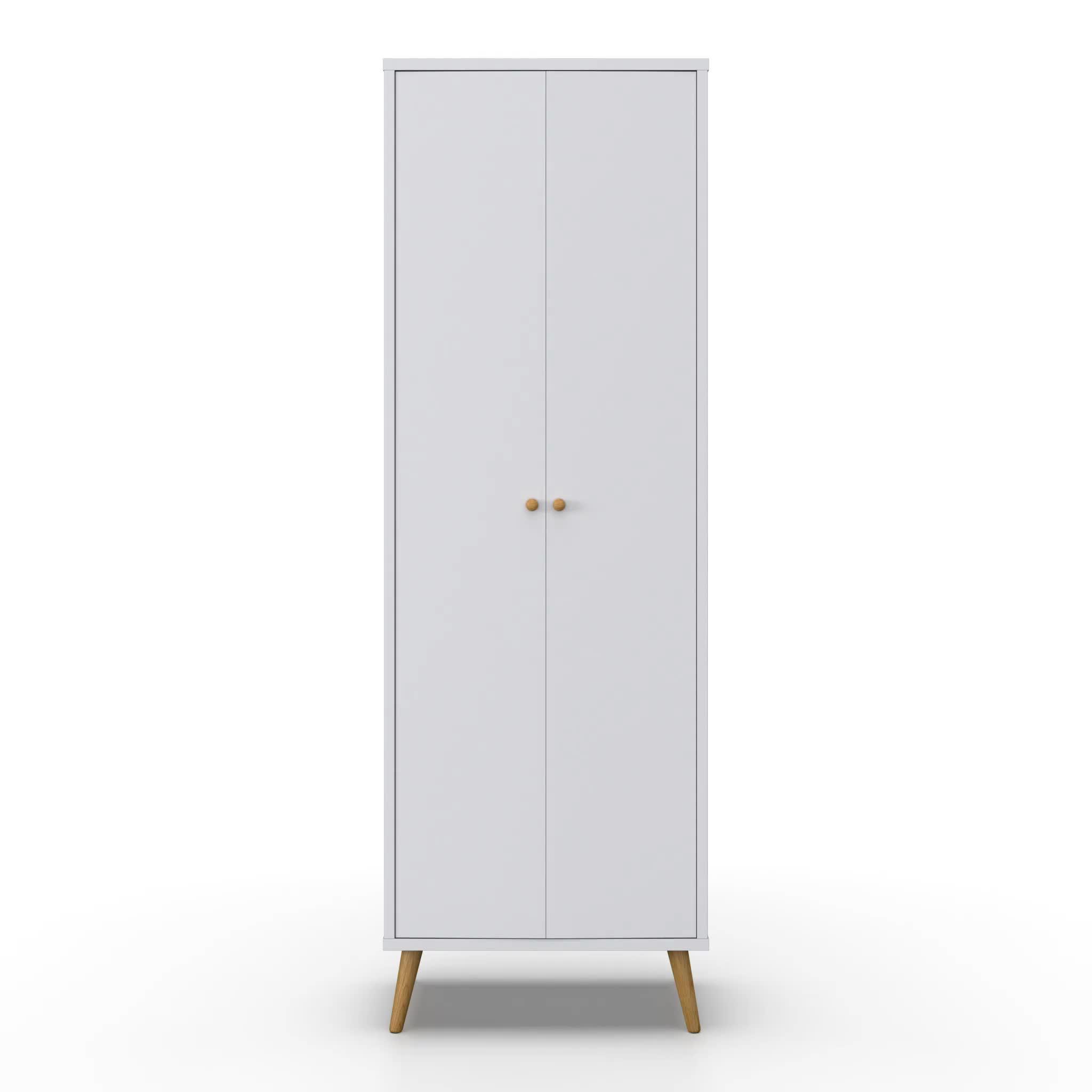エル Dulap cu uși rotative Ludo alb cca 60x180x40 cm comandă online